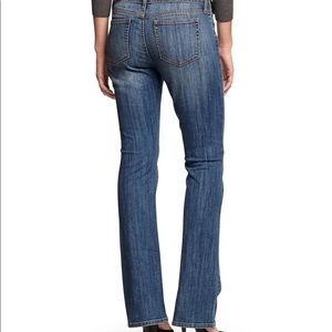 Banana Republic bootcut jeans, size 0, medium wash